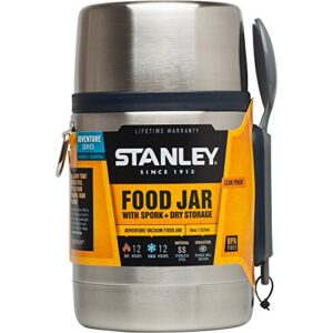 Stanley 10-01287-021 Adventure Vacuum Food Jar, Stainless Steel, 18 oz