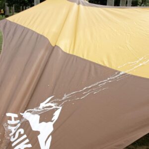 Hasika Camping Tent Tarp Extremely Large Canopy with 4 Poles Ripstop Sun Shelter Rainly for SUV Truck Picnic Activities