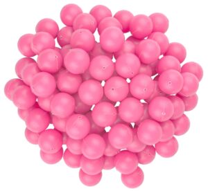 fairly odd novelties 3/4" mini ping pong/table tennis/beer pong round balls (100 pack), 19mm, pink