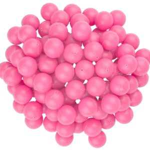 Fairly Odd Novelties 3/4" Mini Ping Pong/Table Tennis/Beer Pong Round Balls (100 Pack), 19mm, Pink