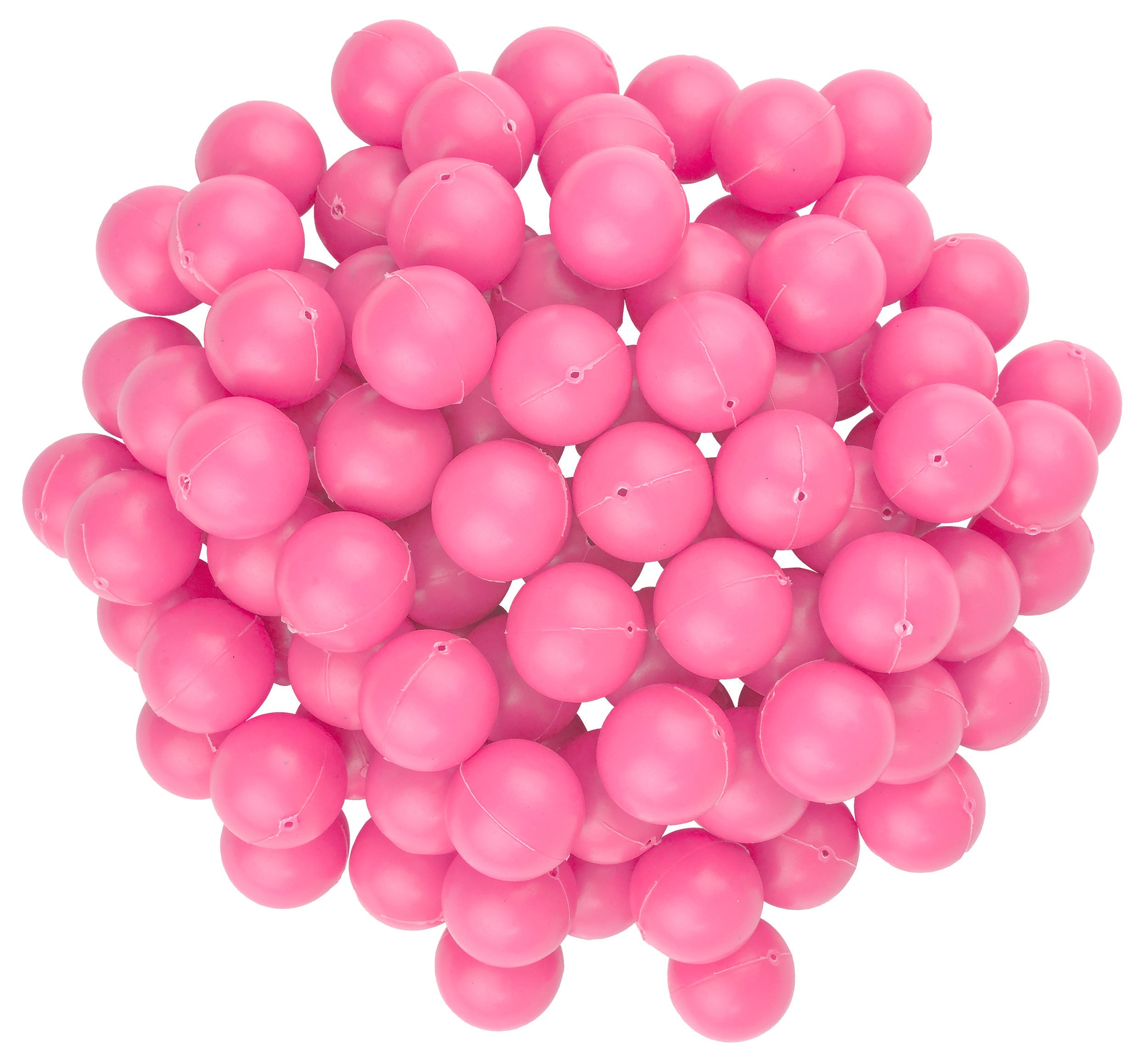 Fairly Odd Novelties 3/4" Mini Ping Pong/Table Tennis/Beer Pong Round Balls (100 Pack), 19mm, Pink