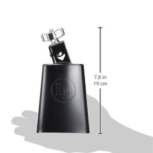 Latin Percussion LP204A Handheld Cowbell with Mount, Black