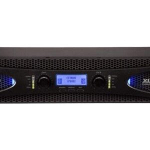 Crown Two-Channel, 525W @ 4Ω Power Amplifier, Black with Gold, 525-Watts (XLS1502)