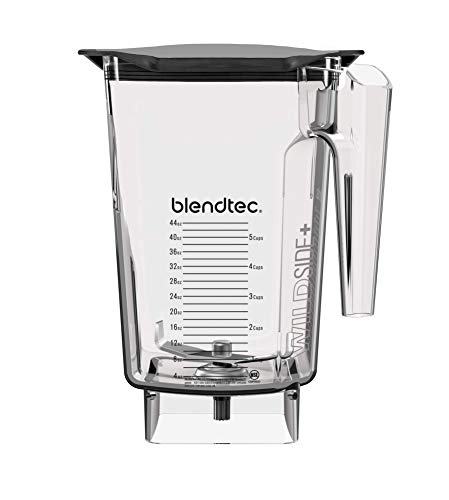 Blendtec 90 oz WildSide Jar, Commercial Grade - Five-Sided Replacement Blender Jar - Compatible with Blendtec Blenders - 36 oz Blending Capacity - Clear