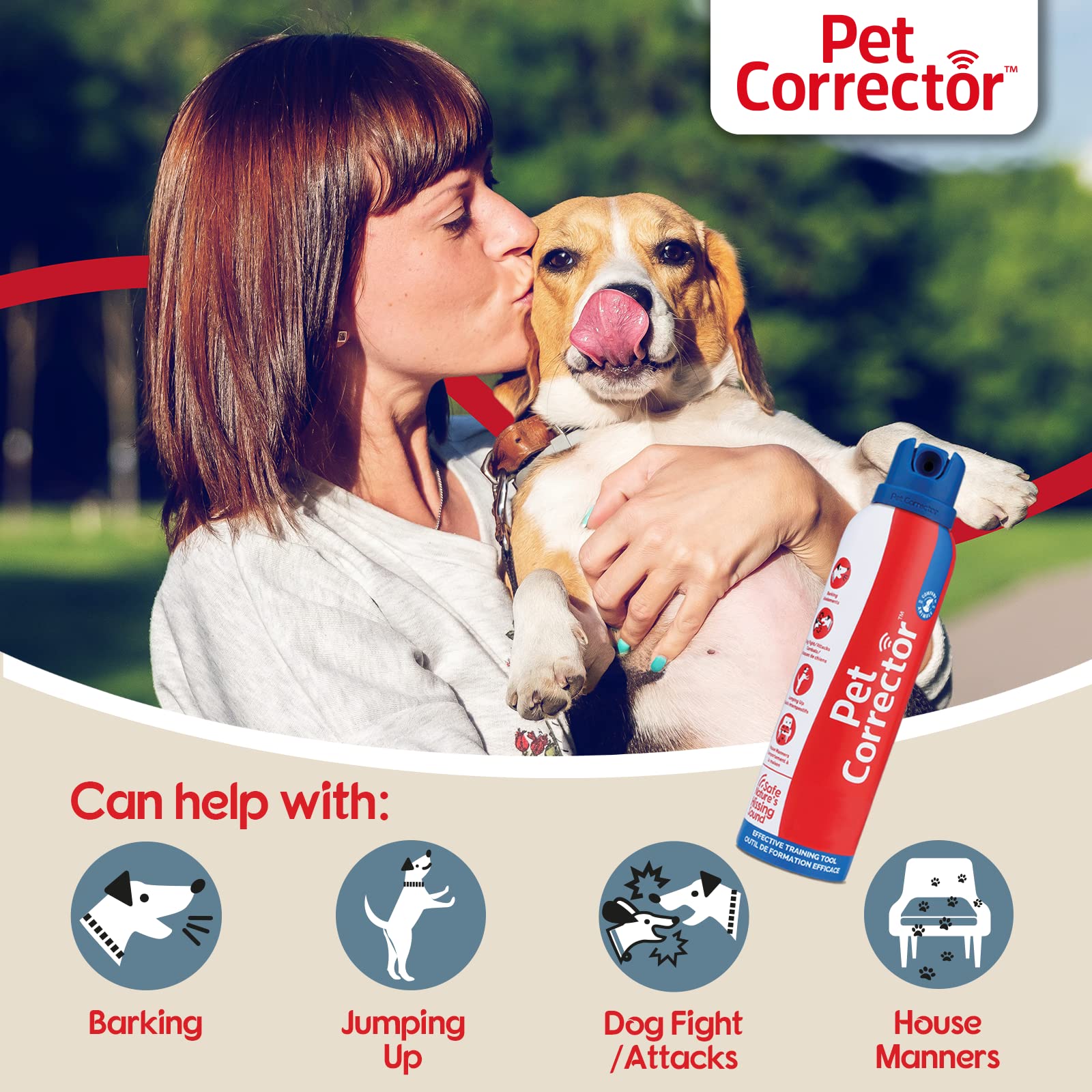 PET CORRECTOR Dog Trainer, 50ml. 2 Pack- Stops Barking, Jumping Up, Place Avoidance, Food Stealing, Dog Fights & Attacks. Help stop unwanted dog behaviour. Easy to use, safe, humane and effective.