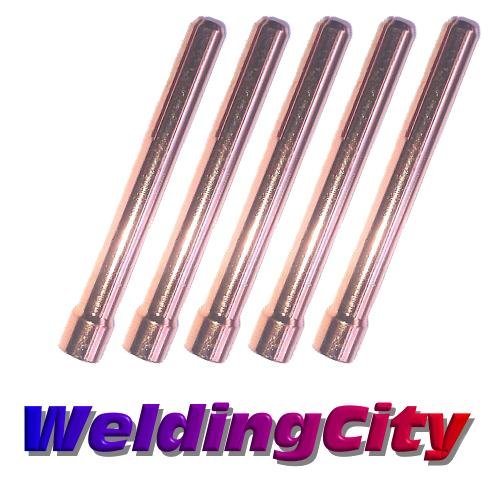 WeldingCity 5-pk Collet 10N23 (1/16") for TIG Welding Torch 17, 18 and 26 Series from Lincoln Miller ESAB Weldcraft CK