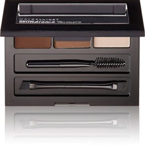 Maybelline Brow Drama Pro Eyebrow Palette, Auburn, 0.1 oz.