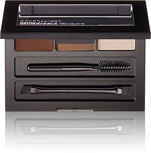 Maybelline Brow Drama Pro Eyebrow Palette, Auburn, 0.1 oz.