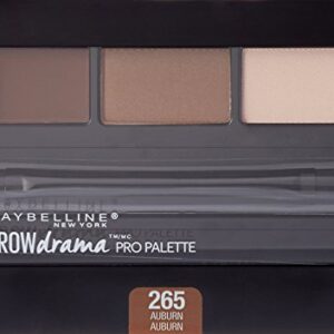 Maybelline Brow Drama Pro Eyebrow Palette, Auburn, 0.1 oz.