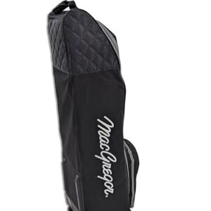 MACGREGOR Golf MACTC003SD MACTEC Deluxe Wheeled Golf Travel Cover Bag, Black/Black