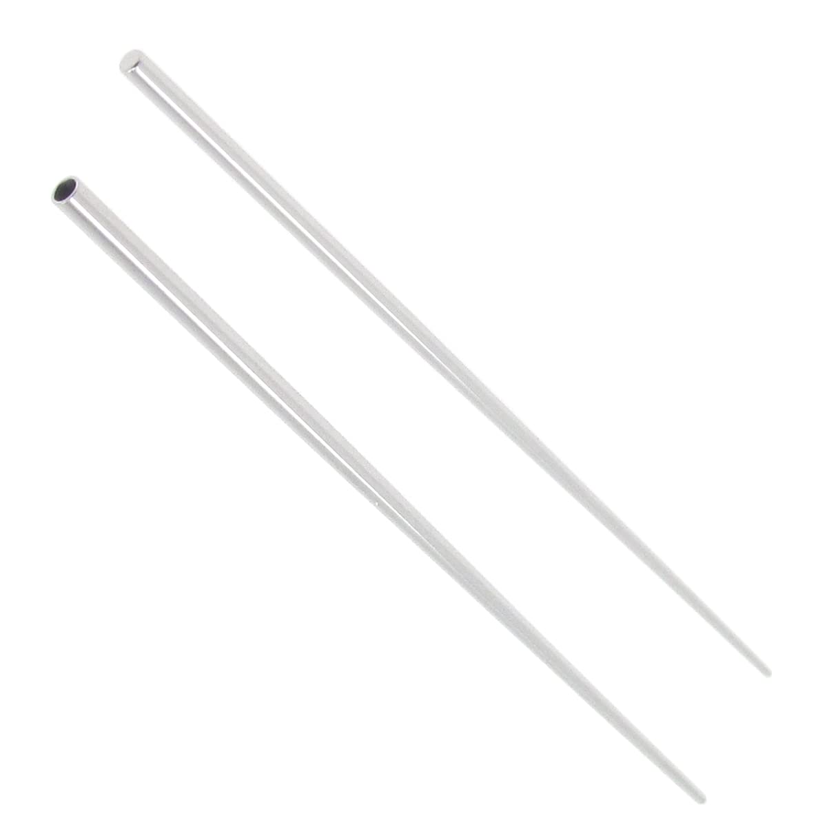 NewkeepsR 2PCS-16G(1.2mm) 316L Steel Calor Style Taper Insertion Pin for Ear/Nose/Navel/Nipple/Lip/Eyebrow Stretcher, Body Piercing Stretching Kit Assistant Tool