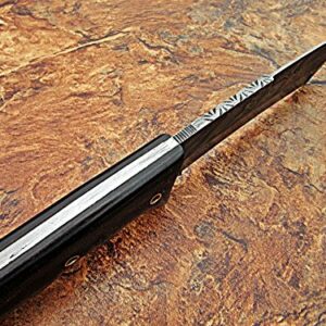 Poshland TR-170 Custom Handmade Damascus Steel 10 Inches Tanto Knife - Perfect Grip G10 Handle