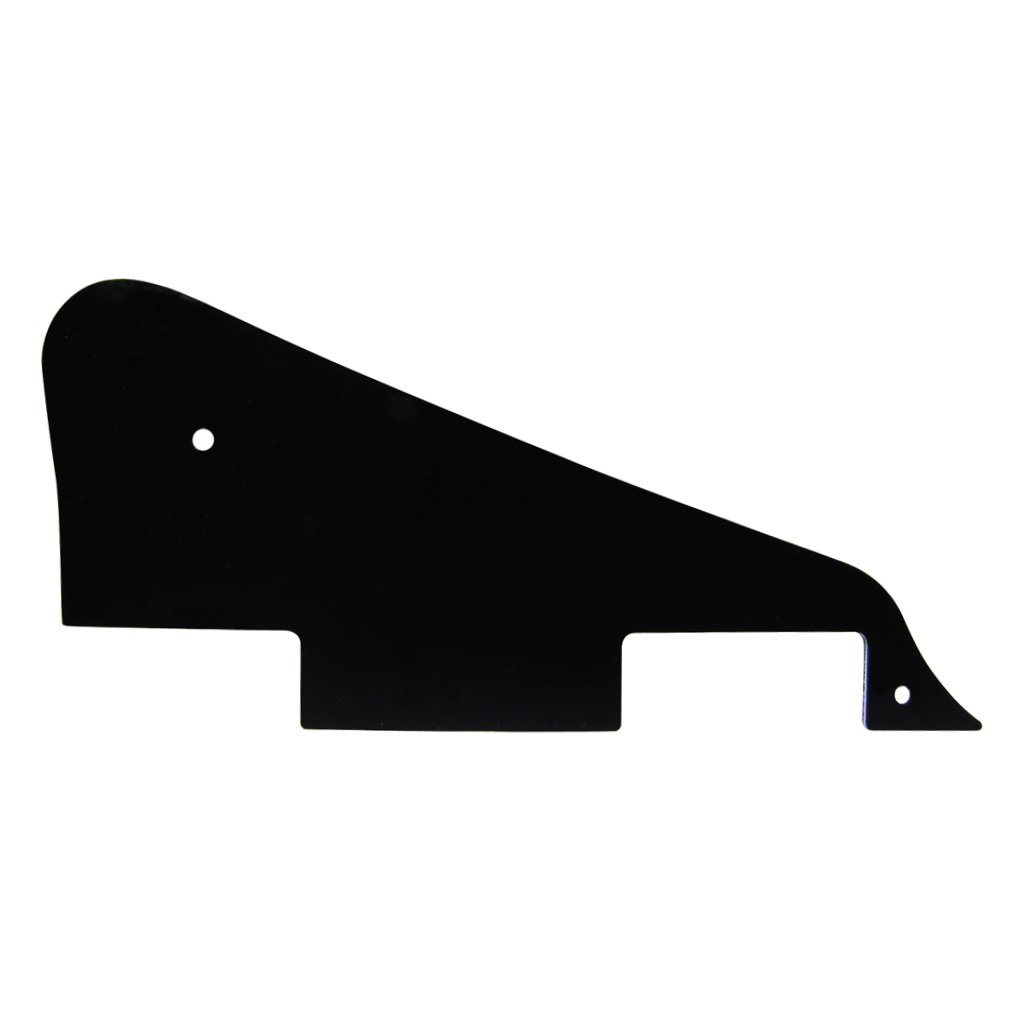 IKN LP Style Pickguard 3Ply Black with Bracket with Screws LP Pickguard Set