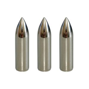 I-Sport 100 Grain Glue on Field Points Archery Replacement Practice Target Arrow Tips 12 Pack