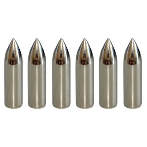 I-Sport 100 Grain Glue on Field Points Archery Replacement Practice Target Arrow Tips 12 Pack