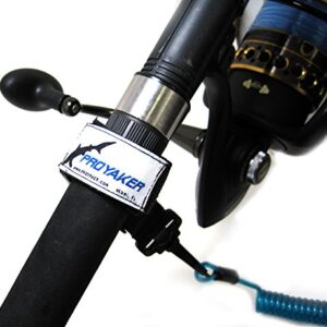 PROYAKER Heavy Duty Tackle and Gear Fishing Rod Leash for Offshore Boat and Kayak Fishing (2 PROYAKER LEASHES)