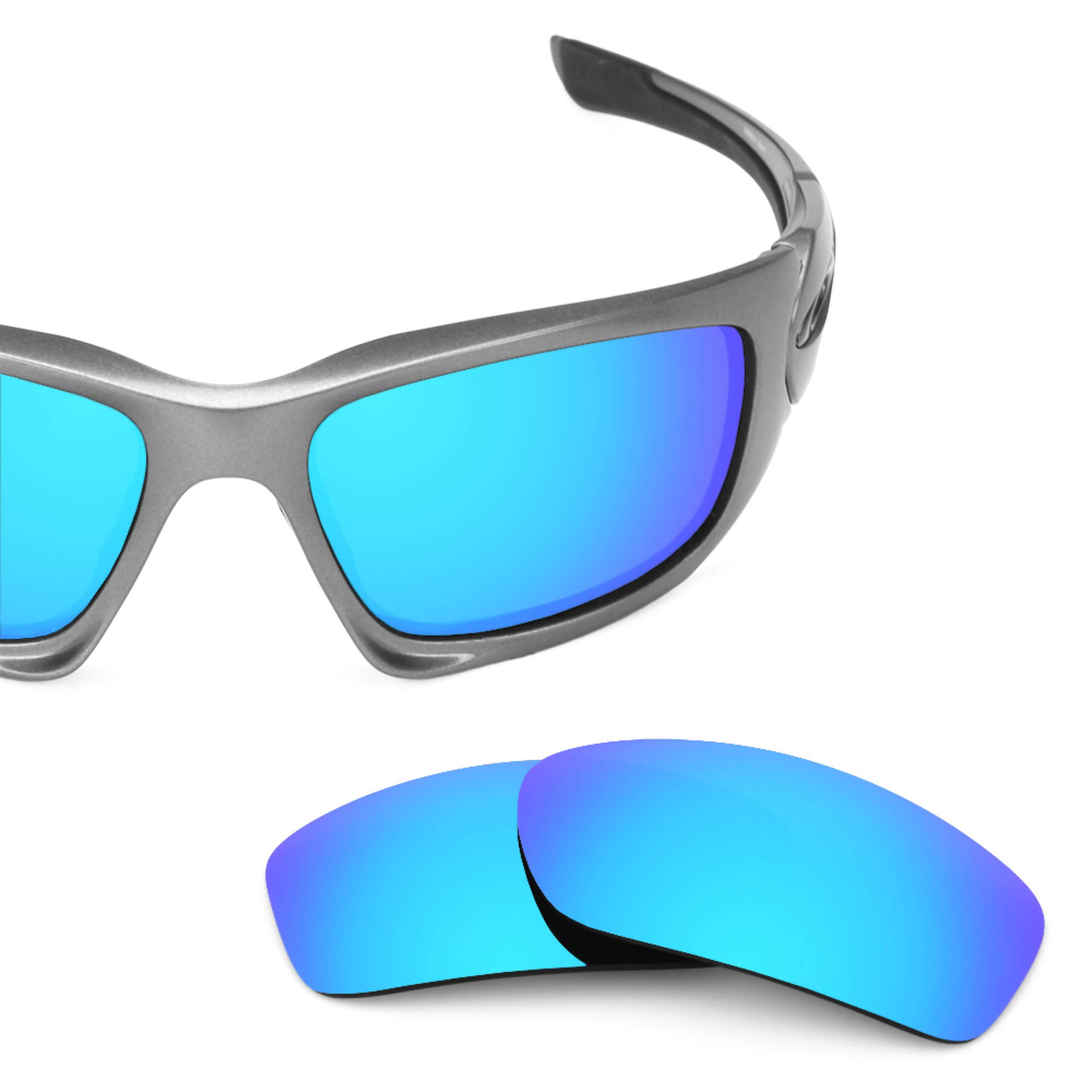 Revant Replacement Lenses Compatible With Oakley Scalpel, Non-Polarized, Ice Blue MirrorShield