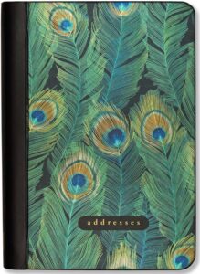 feathers address book by peter pauper press (10-aug-2012) spiral-bound