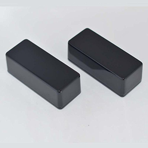 2PCS 1590A Series Aluminum Stomp Box for Guitar Effects Pedal Black