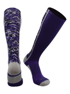 tck digital camo otc socks (purple, small)