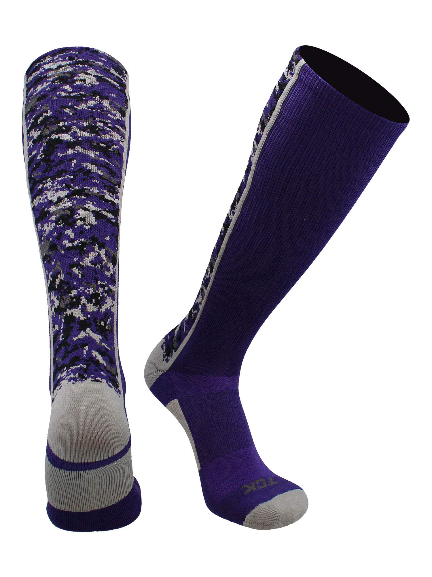 TCK Digital Camo OTC Socks (Purple, Small)