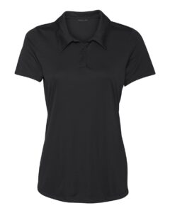 women's dry-fit golf polo shirts 3-button golf polo's in 20 colors xs-3xl shirt black-l