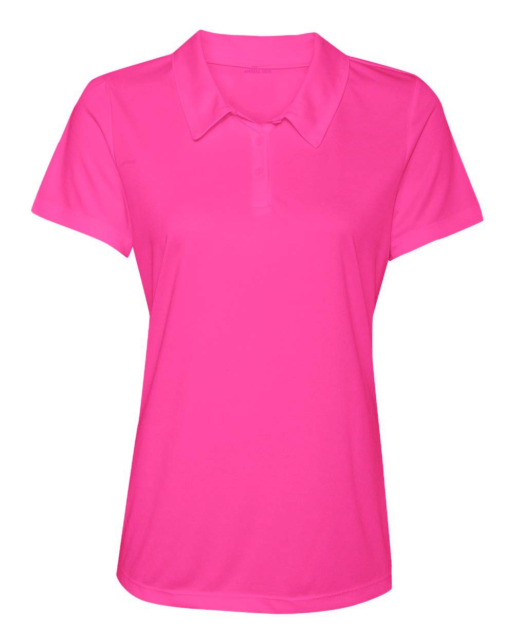 Women's Dry-Fit Golf Polo Shirts 3-Button Golf Polo's in 20 Colors XS-3XL Shirt PINK-S