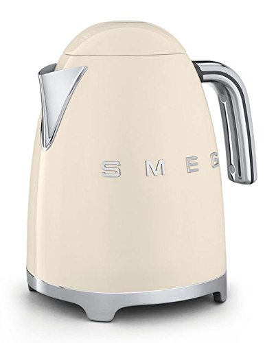 Smeg KLF01CRUS 50's Retro Style Aesthetic Electric Kettle, Cream