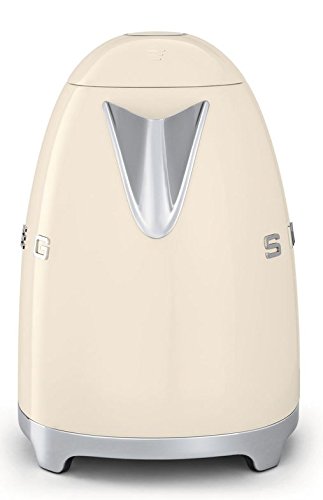 Smeg KLF01CRUS 50's Retro Style Aesthetic Electric Kettle, Cream