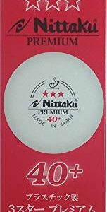 NITTAKU 3-Stars Premium 40+ Table Tennis Ball (Pack of 12 Balls)