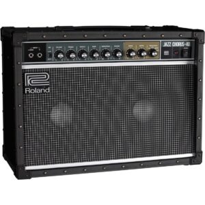 roland jc-40 jazz chorus 40-watt guitar amplifier with two 10-inch speakers