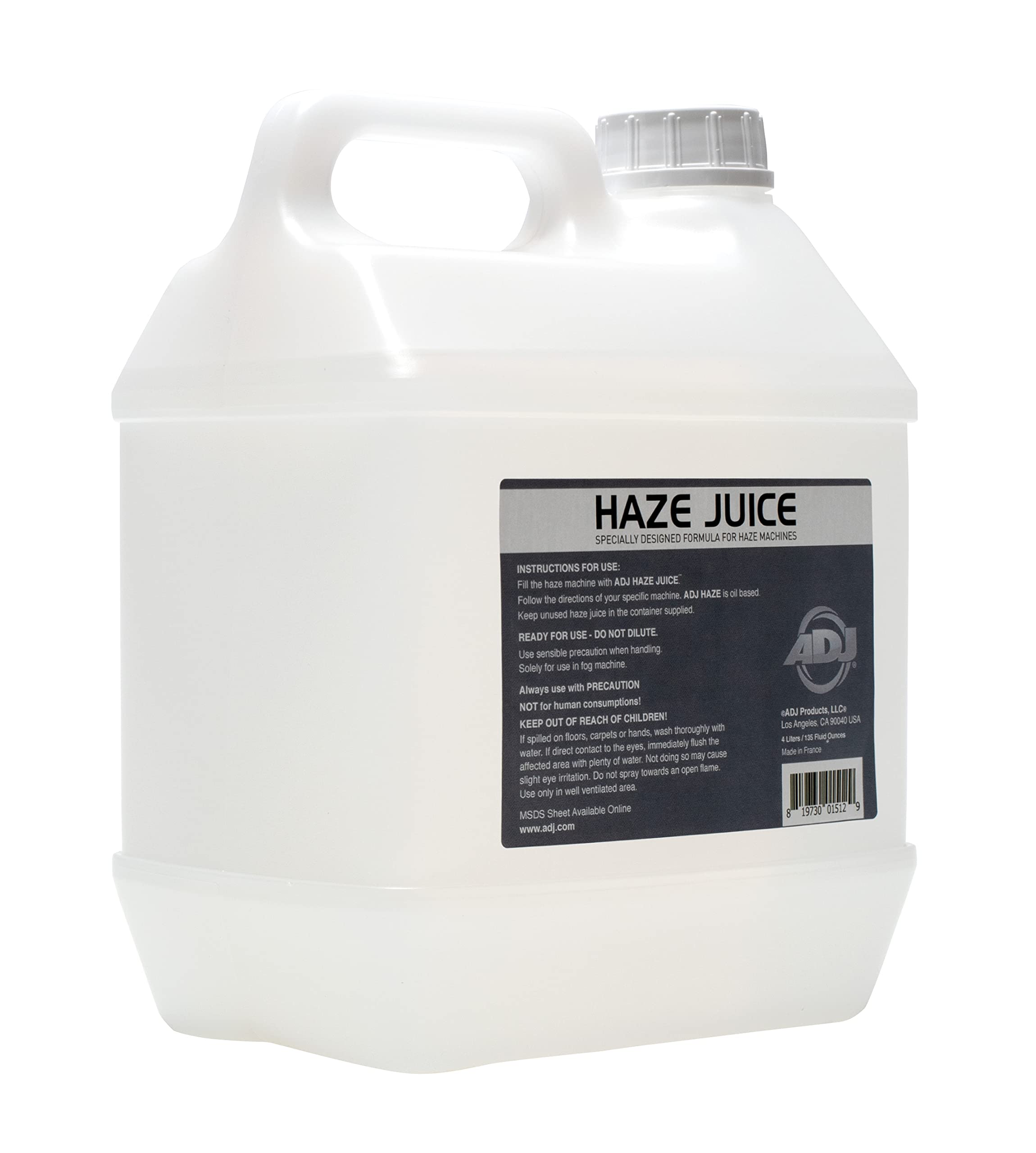 ADJ Products HAZE/G 1 GALLON LIQUID FOR HAZE GENER