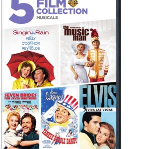 5 Film Collection: Musicals (Singin' in the Rain / The Music Man / Seven Brides For Seven Brothers / Yankee Doodle Dandy / Elvis-Viva Las Vegas)