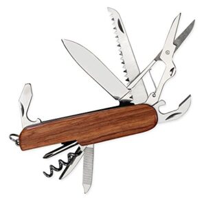 Dimension 9 Steven 9-Function Multi-Purpose Tool Knife, Rosewood