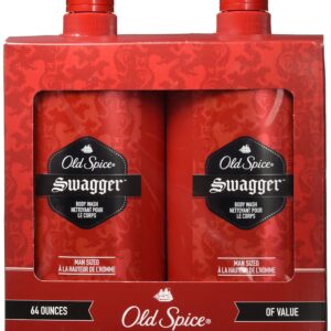 LOT of 2 Old Spice Swagger Body Wash 64 Ounces Total Man Sized Shower Bath New