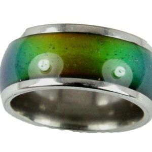 Mood Rings S16 Stainless Steel Endless Band High Quality Rainbow Colors (14)