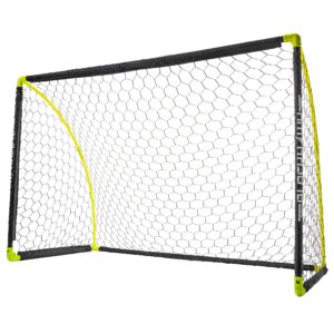 franklin sports portable soccer goal - kids backyard soccer net - 6 x 4 foot - all-weather, durable, easy storage - blackhawk goal