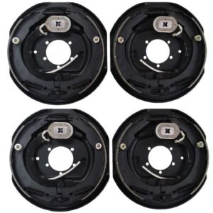 Trailer Brake Assembly Electric Trailer Brakes 12" x 2" - 2 right & 2 left 5200 6000 7000 lb axles