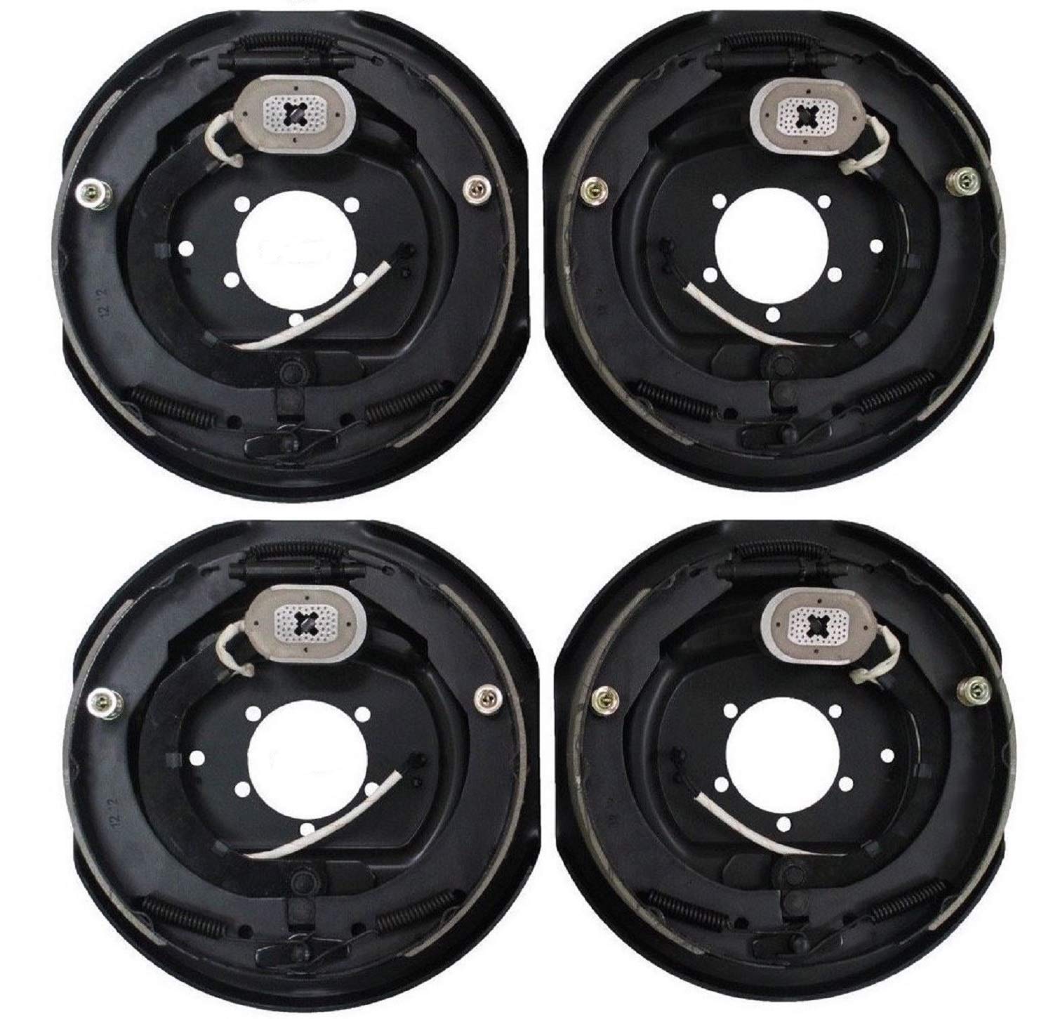 Trailer Brake Assembly Electric Trailer Brakes 12" x 2" - 2 right & 2 left 5200 6000 7000 lb axles