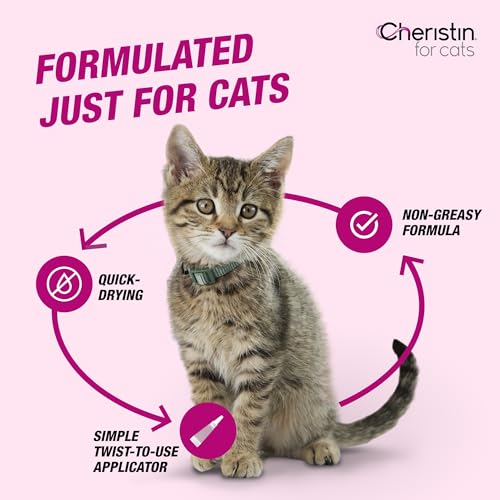 Cheristin Cat Cheristin Cat Flea Treatment & Prevention for Cats | 1 Topical Dose Provides Up to 6 Weeks of Coverage | 1 ct.