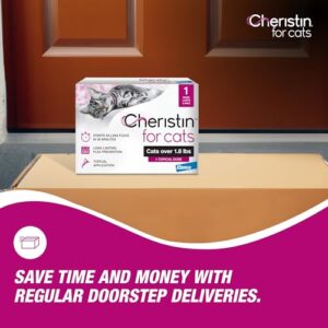 Cheristin Cat Cheristin Cat Flea Treatment & Prevention for Cats | 1 Topical Dose Provides Up to 6 Weeks of Coverage | 1 ct.