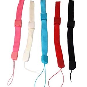 yueton 5pcs Universal Hand Wrist Strap Wristlet Wristband with Lock for Wii Remote Controller, Mobile Phone, MP3, Digital Camera