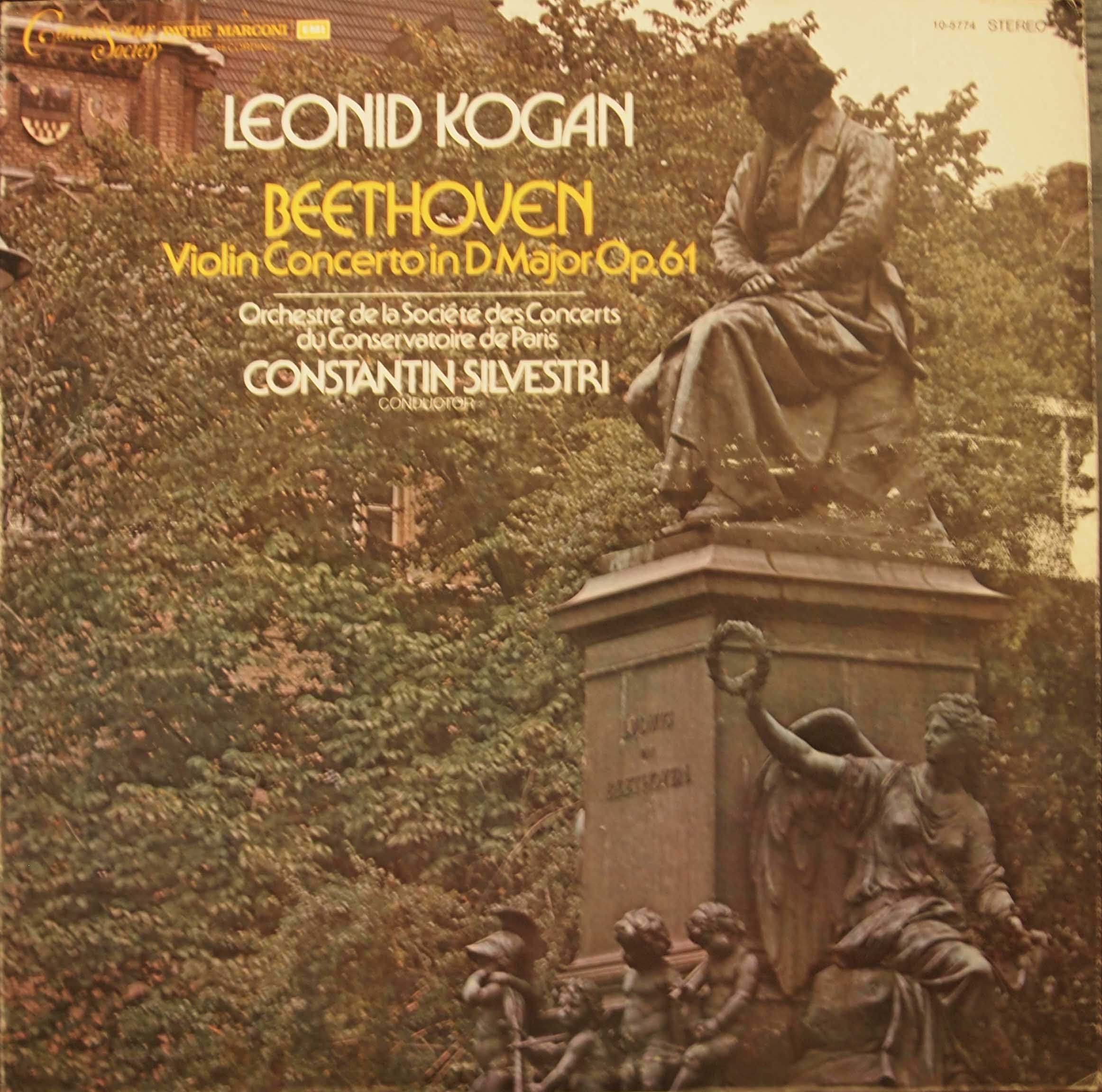 Beethoven: Violin Concerto, Op. 61. Leonid Kogan, Vln.