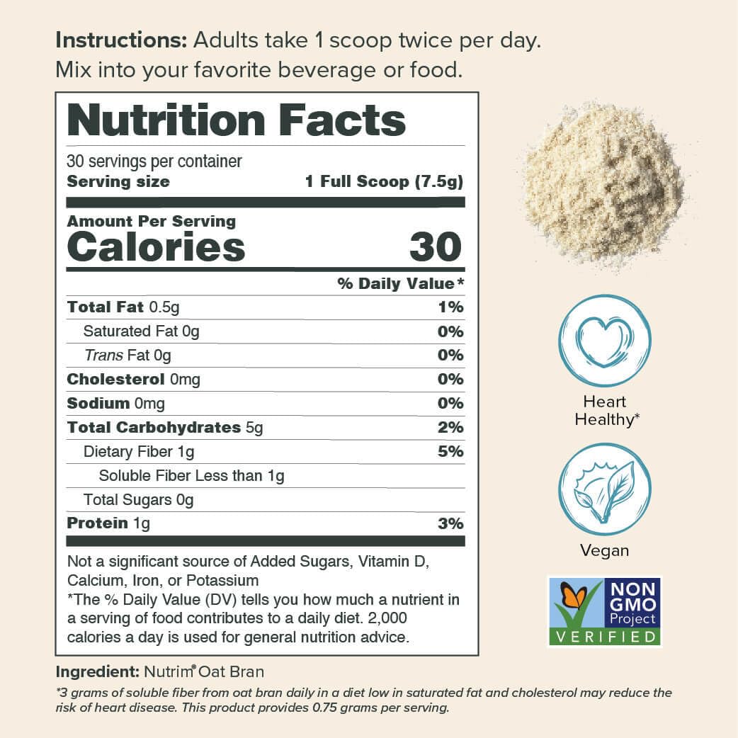 Nutrim Oat Bran Superfood Powder