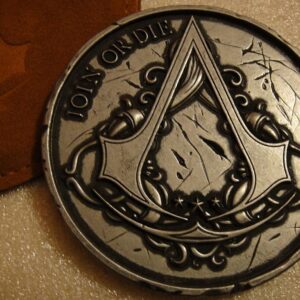 Assassins Creed III 3 Join Or Die Medallion Coin from Limited Freedom Edition with Original Pouch