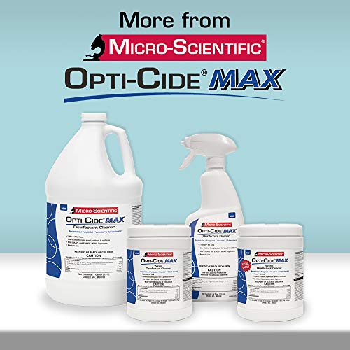 Micro-Scientific Opti-Cide3 Medical Disinfecting Wipes Healthcare Grade Disinfectant Cleaner Surface Wipes - OCW06-100