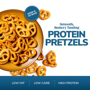 WonderSlim Protein Pretzel Snacks, 120 Calories, 12g Protein, 4g Fiber (7ct)