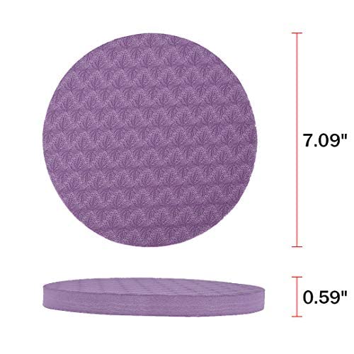 GoYonder Eco Yoga Workout Knee Pad Cushion Purple (Pack of 2)