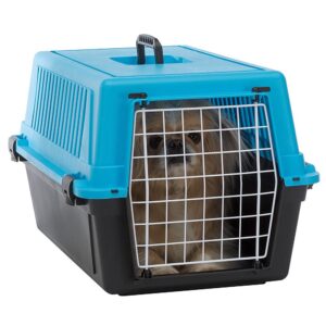 Ferplast Atlas 20 Cat and Dog Carrier, Blue