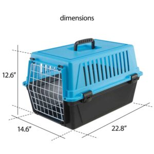 Ferplast Atlas 20 Cat and Dog Carrier, Blue